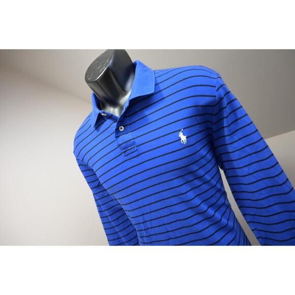 Polo Ralph Lauren Golf Polo Classic Fit Striped Short Sleeve Mens Sz Large - Picture 1 of 8